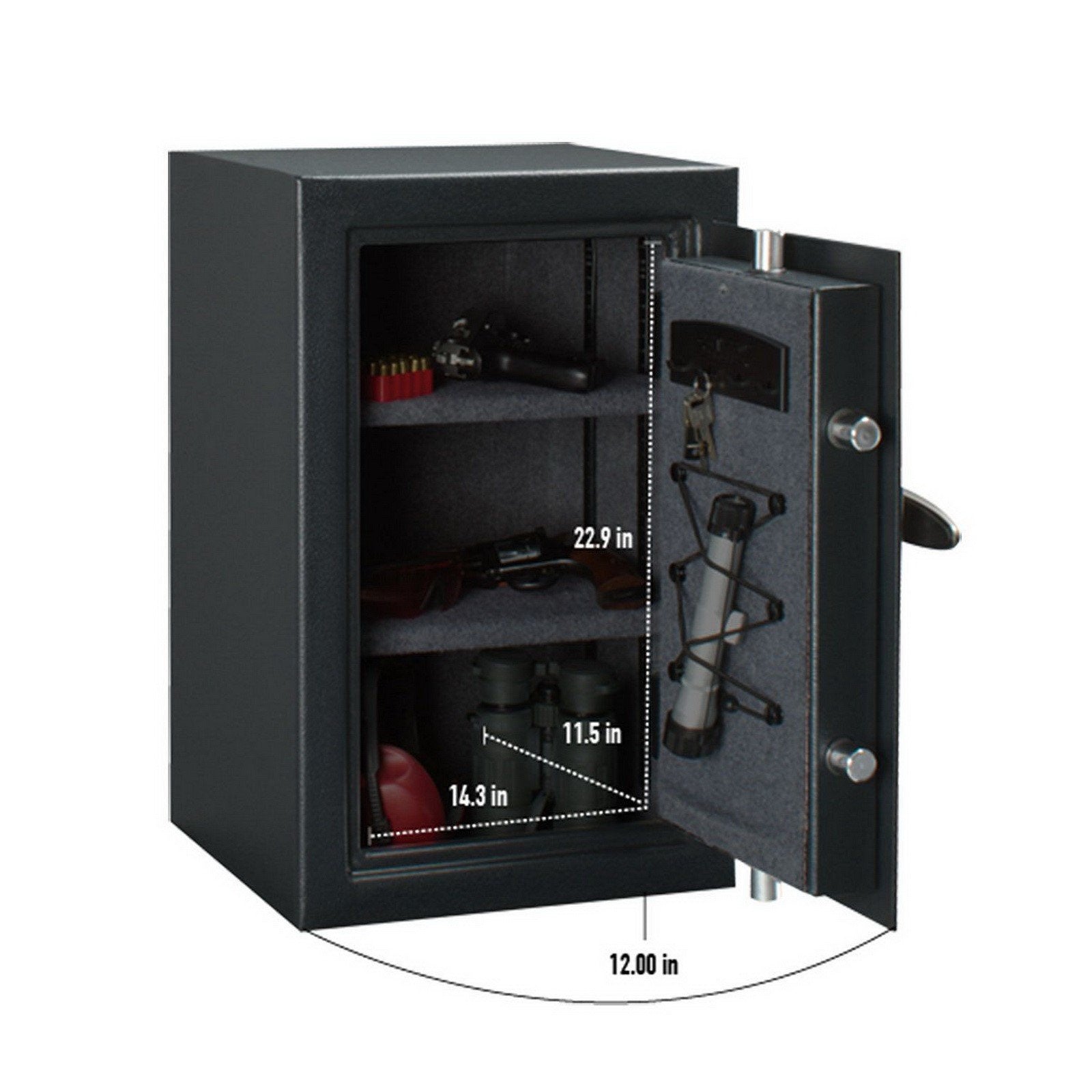SentrySafe Security Safe Electronic Keypad Lock 2.2 Cubic Feet Carpet Interior