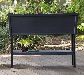 Keter XL Urban Bloomer Resin Elevated Planter Raised Garden Bed