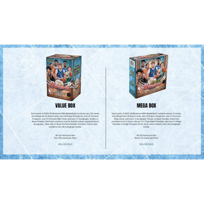 2025/26 Bowman Basketball Delight Box