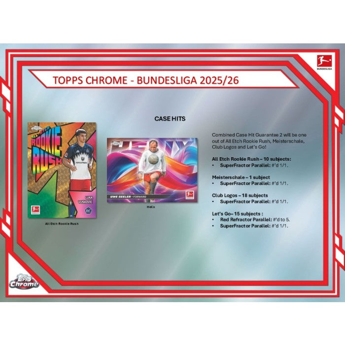 2025/26 Topps Chrome Bundesliga Soccer Hobby Box