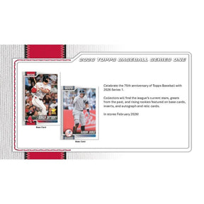 2026 Topps Series 1 Baseball Jumbo 6-Box Case