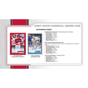 2026 Topps Series 1 Baseball Hobby 12-Box Case