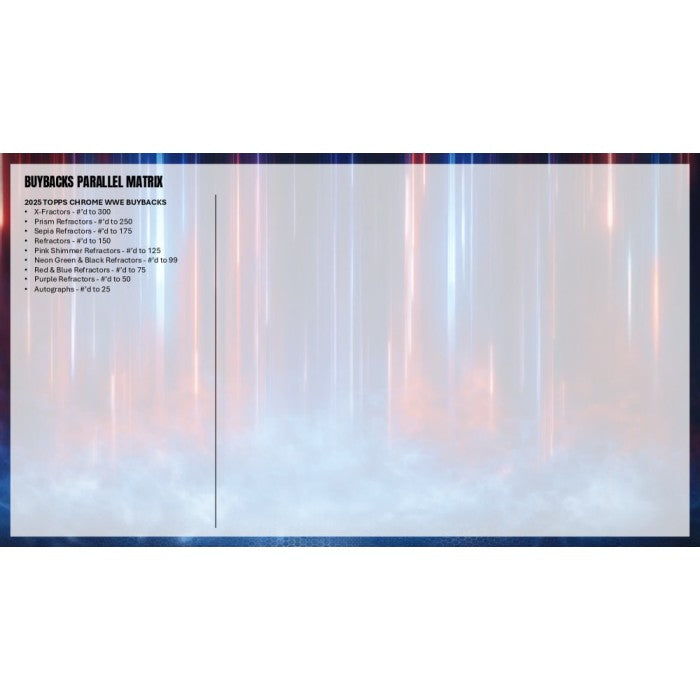 2026 Topps Chrome WWE Wrestling Mega Box