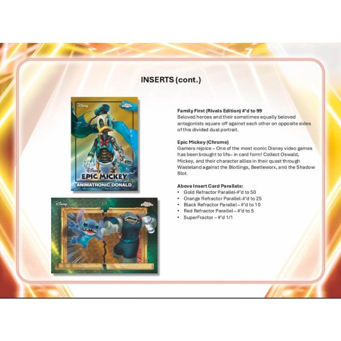 2026 Topps Disney Neon Mega Box