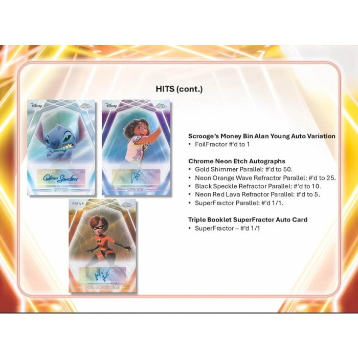 2026 Topps Disney Neon Blaster Box