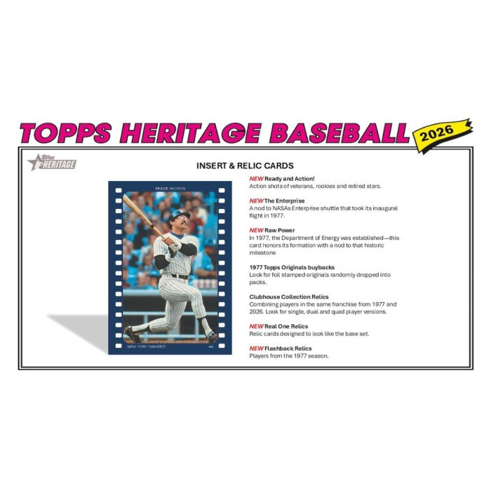 2026 Topps Heritage Baseball Mega Box