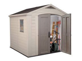 Keter Factor 8x8 Foot Large Resin Outdoor Shed