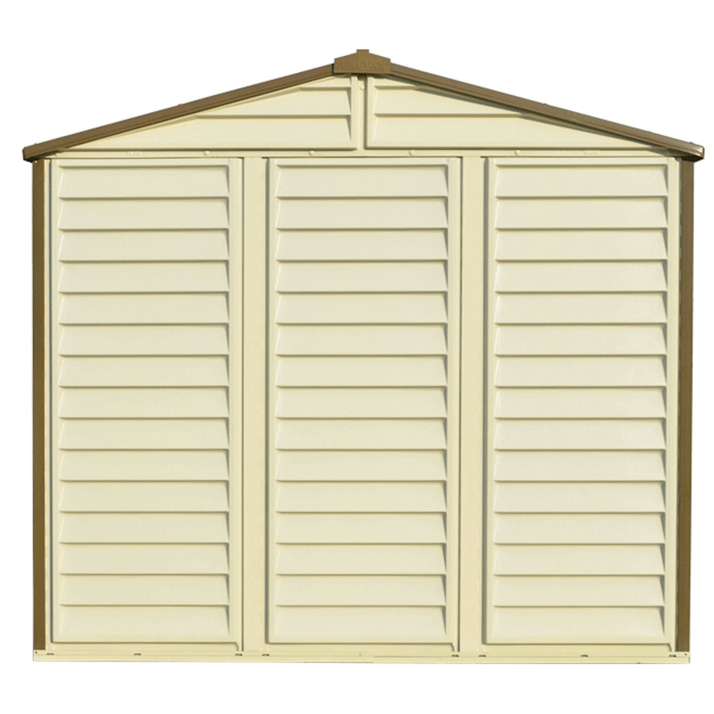 DuraMax 8ft x 5.5ft Storeall Vinyl Shed with Foundation Kit and window