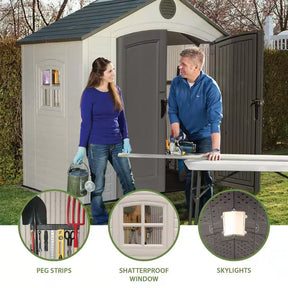 8 Ft. X 5 Ft. Resin Outdoor Storage Shed