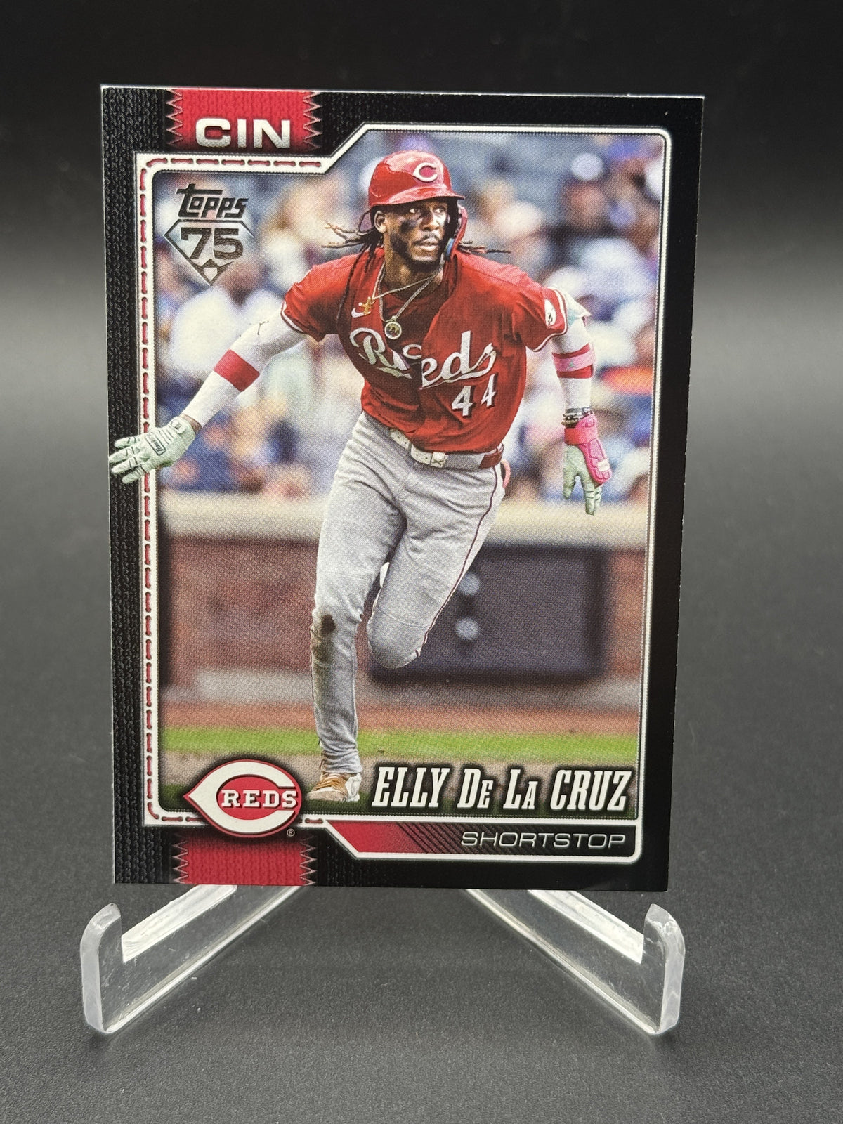 2026 Topps #150 Elly De La Cruz Black Border #/75