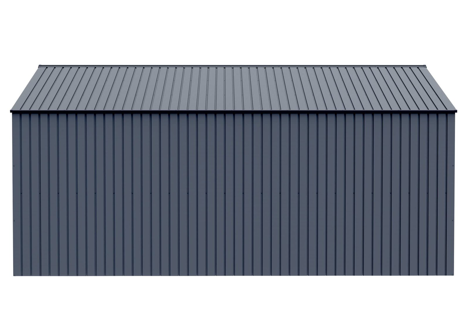Arrow Shed Elite 14′ x 16′ Outdoor Lockable Gable Roof Steel Storage Shed Building, Anthracite