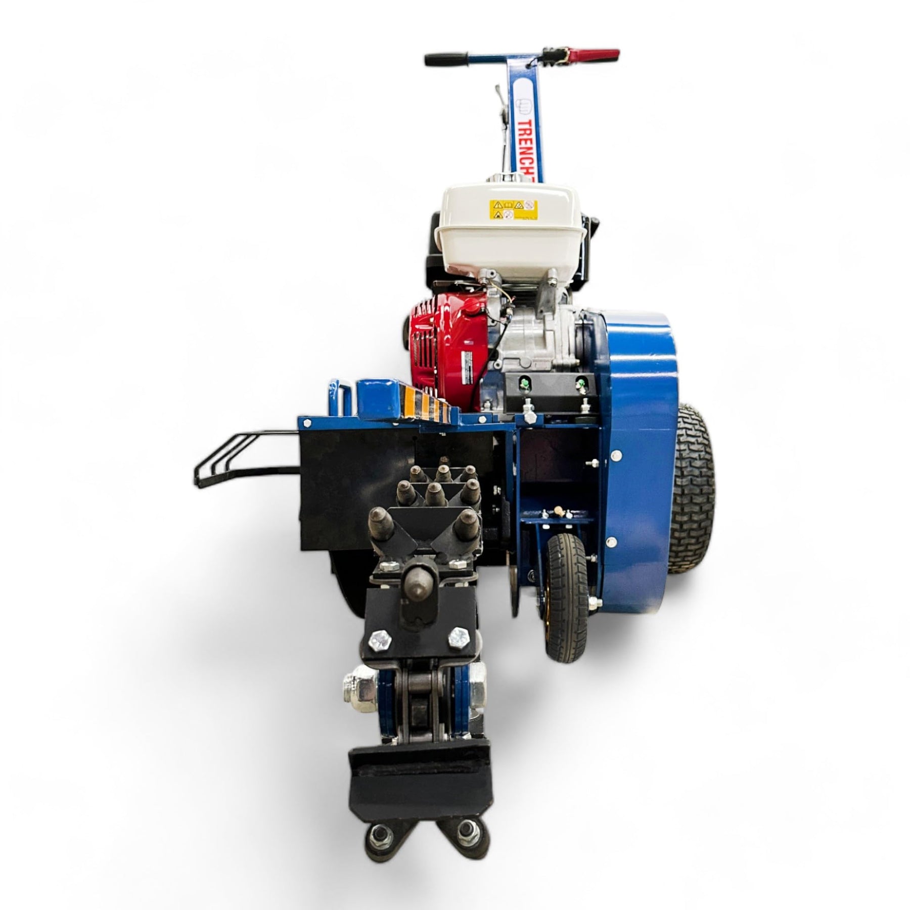 HOCTCR1500 Walk Behind Trencher Compatible with Honda GX390 13 HP EPA Engine + 25 INCH Digging Depth + 27 Tungsten Carbide Blades + 213.25 FT/HR TRENCHING Speed - Assembled in North America