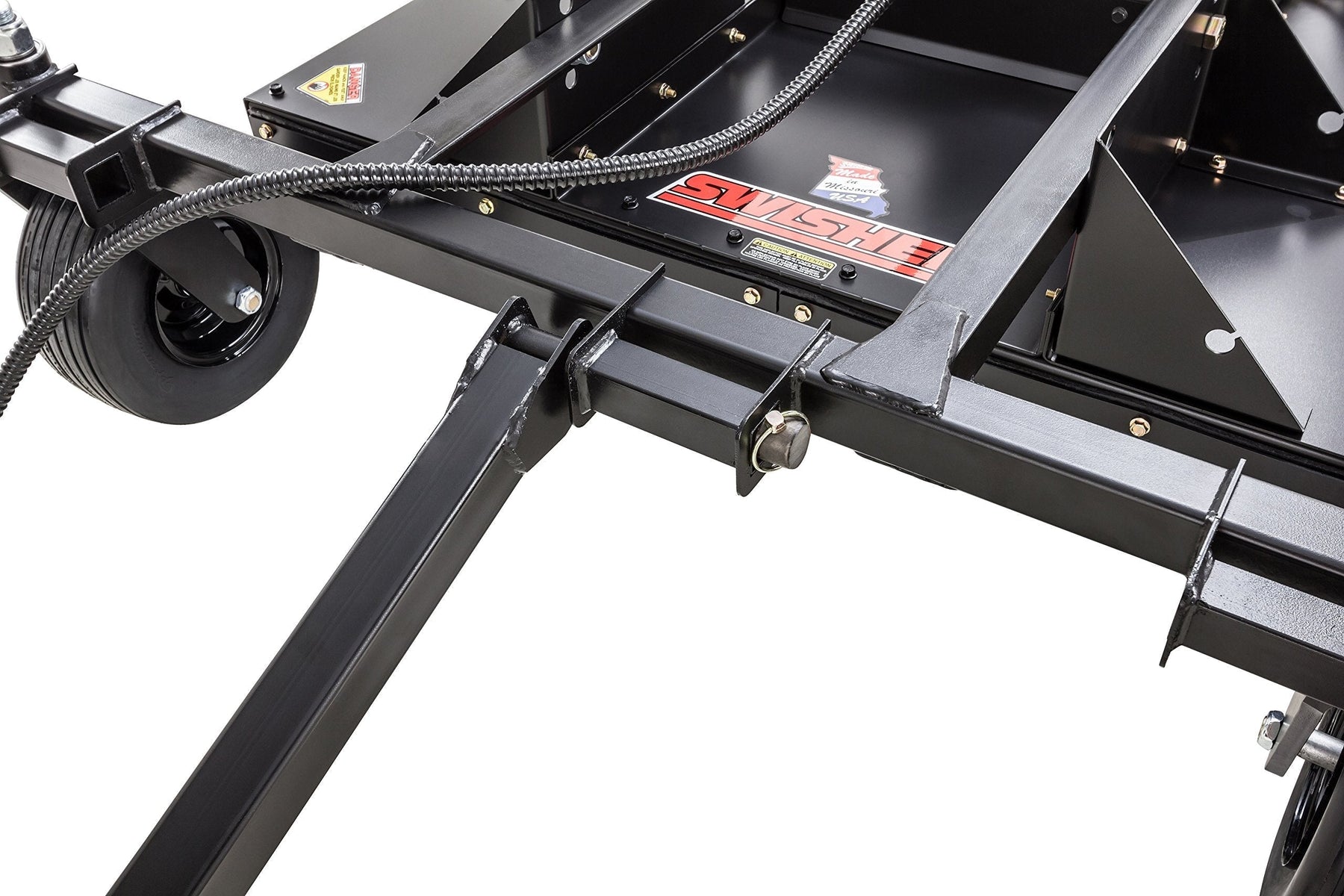 Swisher RC14552CPKA 14.5HP 12V Kawasaki 52" Commercial Pro Rough Cut trailcutter, Black