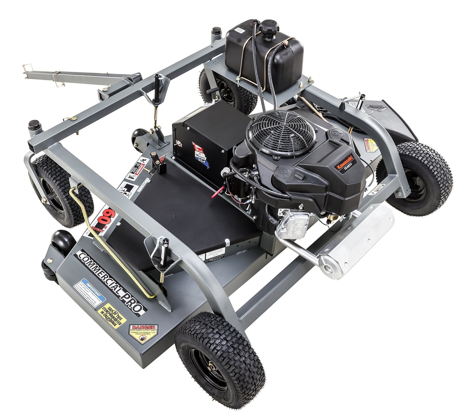 Swisher FC14560CPKA 14.5 HP 12V Kawasaki 60" Commercial Pro Trail Mower Trailmower, Gray
