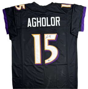 Nelson Agholor Autographed Signed Ravens Football Jersey (Beckett)