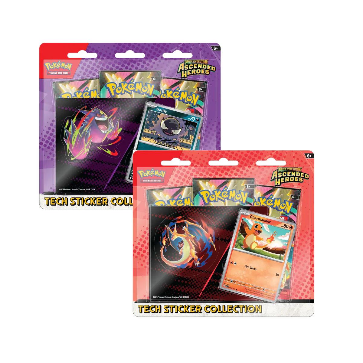 *PRE-ORDER* Pokemon Ascended Heroes SET OF 2x Tech Sticker Collections - Sealed