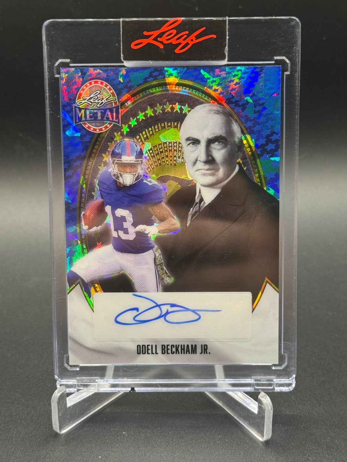 2026 Leaf Metal Presidents Day Odell Beckham Crystal William McKinley Auto 1/1