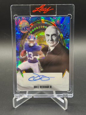 2026 Leaf Metal Presidents Day Odell Beckham Crystal William McKinley Auto 1/1