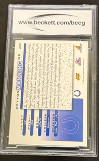 1998 Score Football - Peyton Manning 233 - BCCG 10