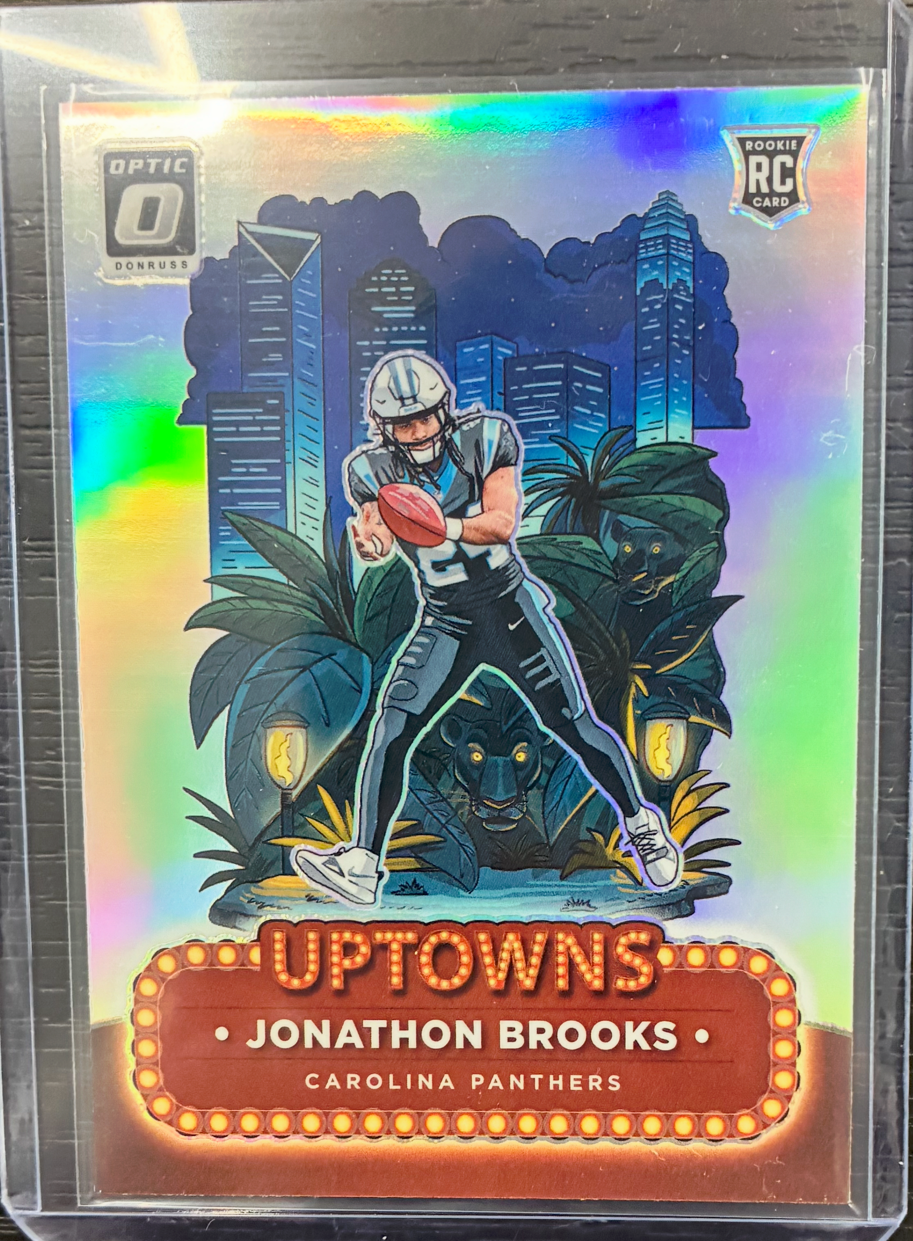 2024 Panini Donruss Optic Football Jonathon Brooks Uptowns Case Hit Rookie