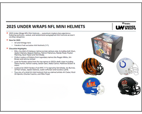2025 Fanatics Under Wraps NFL Mini Helmet (Single Mystery Box)