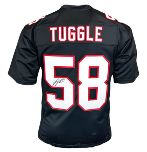 Jessie Tuggle Autographed Jersey JSA Authenticated