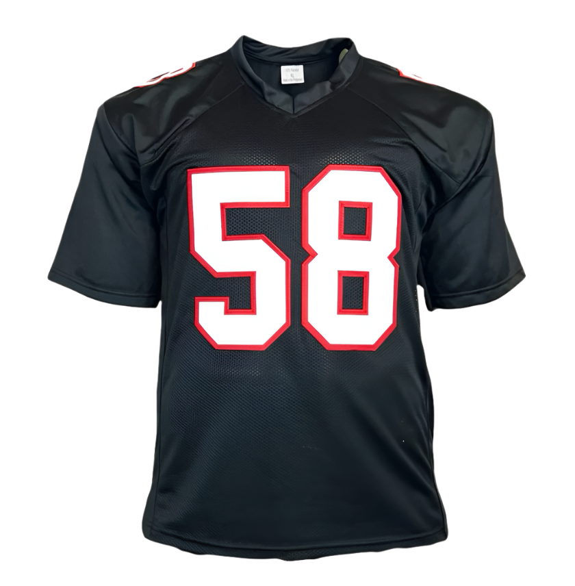Jessie Tuggle Autographed Jersey JSA Authenticated