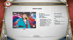 2026 Topps Chrome U.S. Olympics Hobby 12-Box Case