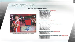 2025/26 Topps UEFA Club Competitions Soccer Hobby Box