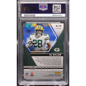 2020 Panini Mosaic - AJ Dillon 279 - Genesis  - PSA 10
