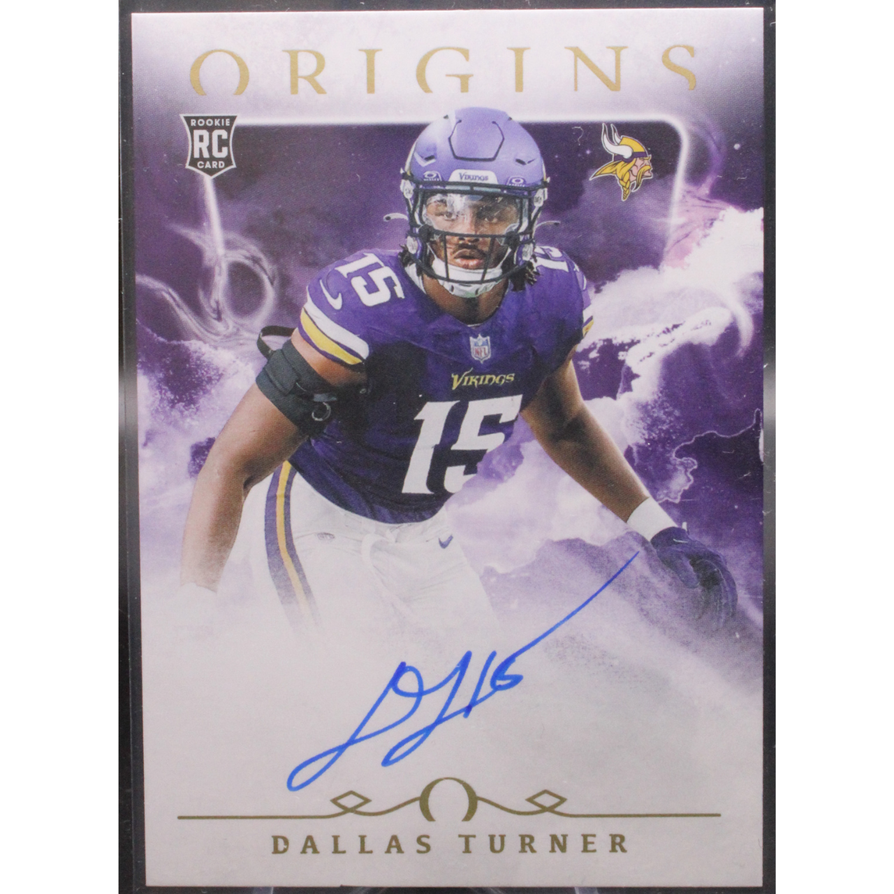 2024 Panini Origins Football - Dallas Turner -  On Card Auto