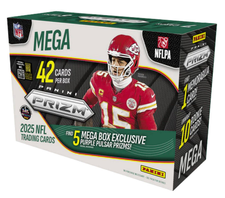 2025 Panini Prizm Football Hobby Mega Box