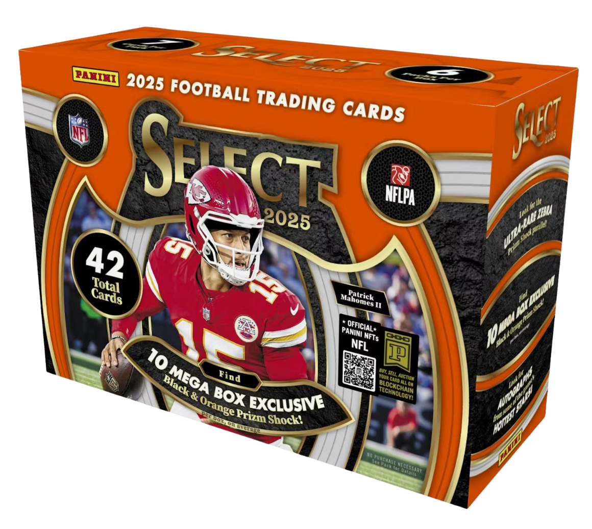 2025 Panini Select Football Hobby Mega Box