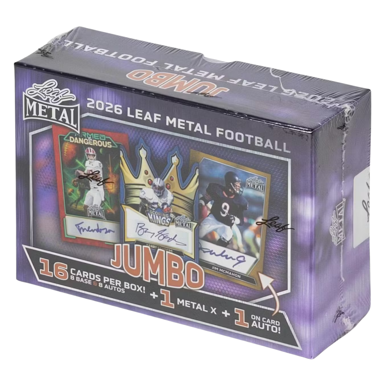 2026 Leaf Metal Football Hobby Jumbo Box