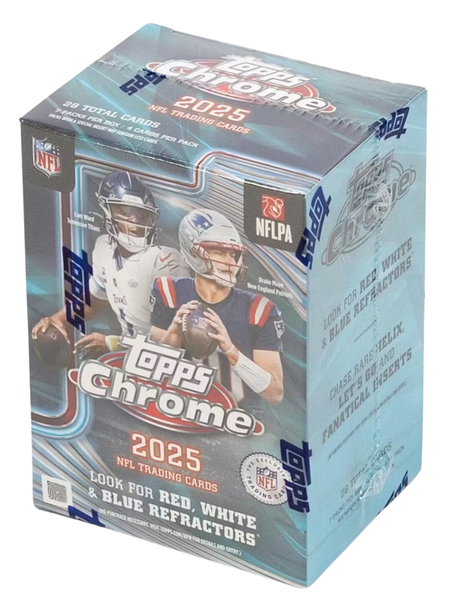 2025 Topps Chrome Football Blaster Box