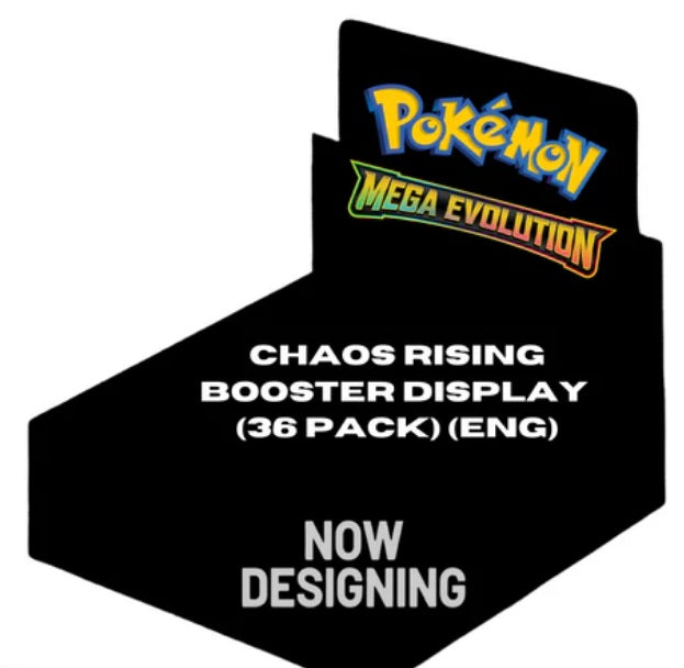 *Wave 2 PRE-ORDER* Pokemon Chaos Rising Booster Box - Sealed CASE