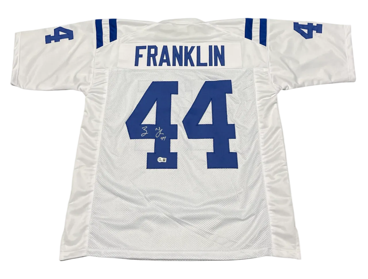 Zaire Franklin Autographed Signed  Football Jersey (Beckett)