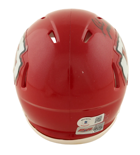 Isiah Pacheco Autographed Signed Speed Mini Helmet - Beckett Certified