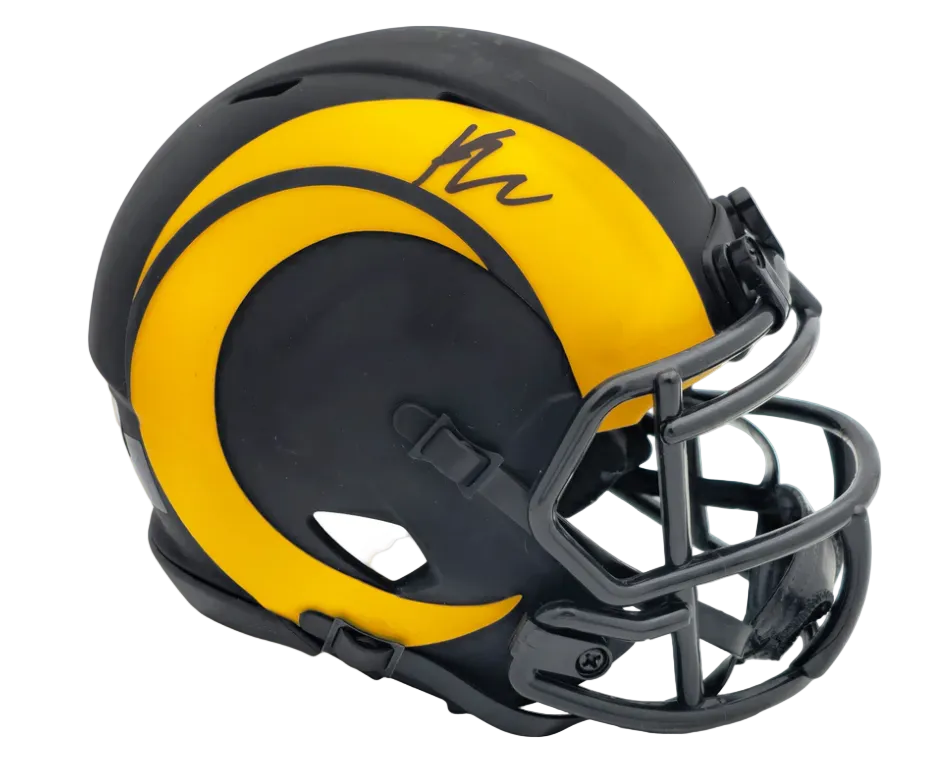 Kyren Williams Autographed Signed Speed Mini Helmet - Beckett Certified