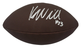 Kyren Williams Autographed Wilson Football With Acrylic Case