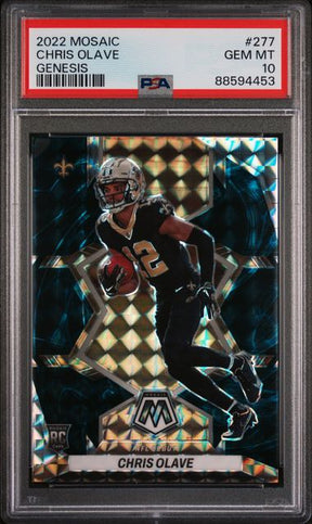 2022 Panini Mosaic - Chris Olave 277 - Genesis  - PSA 10