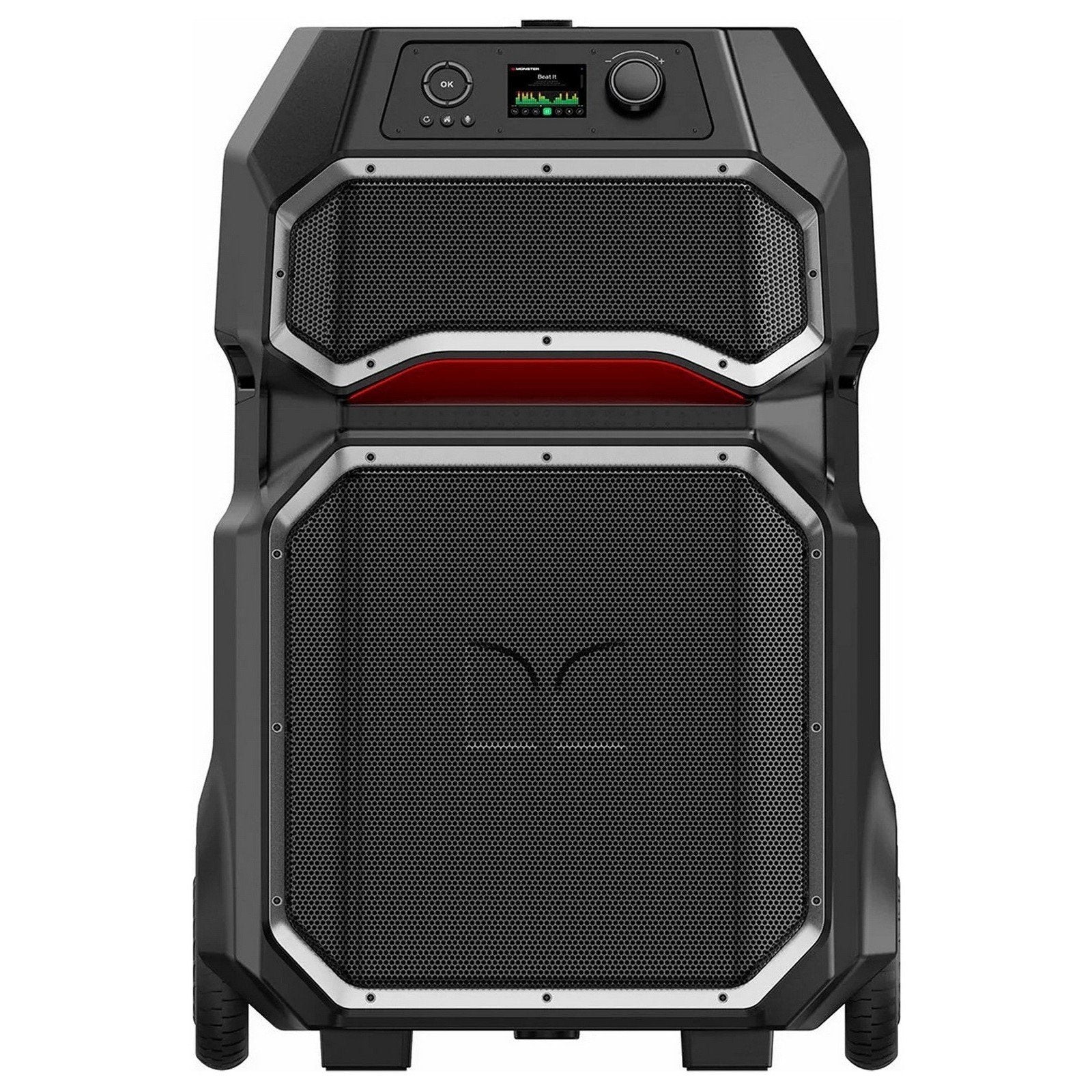 Monster Rockin Roller X Portable Bluetooth Speaker w/ Microphone Indoor Outdoor