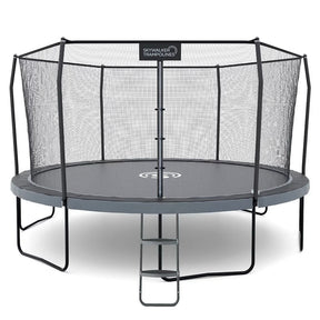 15' Skywalker Round Elite Trampoline with Ladder & Safety Enclosure