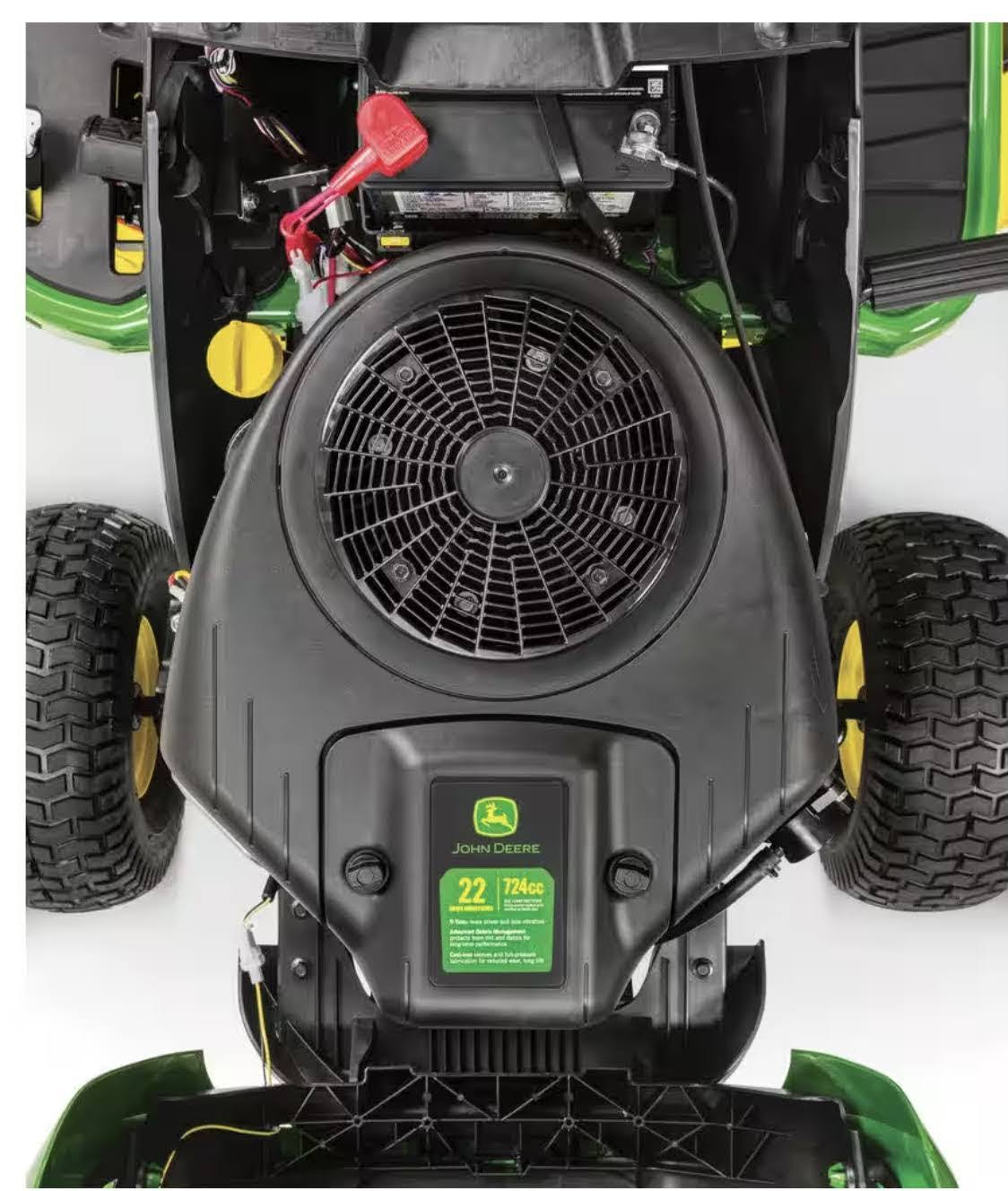 John Deere S140 48 in. 22 HP V-Twin Gas Hydrostatic Riding Lawn