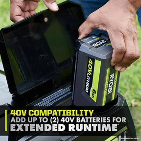 RYOBI 80V HP Brushless 30 in. Battery Electric Cordless Zero Turn Riding Mower with 80V 10 Ah Batteries and Charger