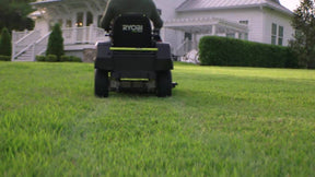 RYOBI 80V HP Brushless 30 in. Battery Electric Cordless Zero Turn Riding Mower with 80V 10 Ah Batteries and Charger